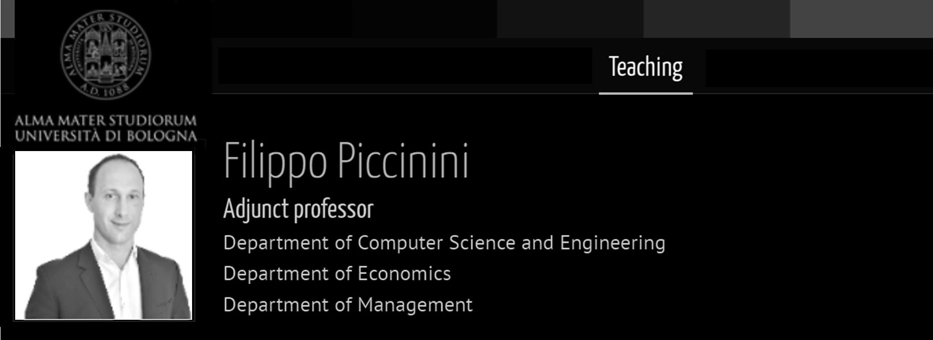 Piccinini Teachings 2020